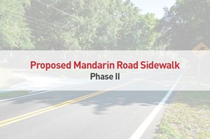 The JTA Holds Public Meeting on Proposed Mandarin Road Sidewalk, Phase II